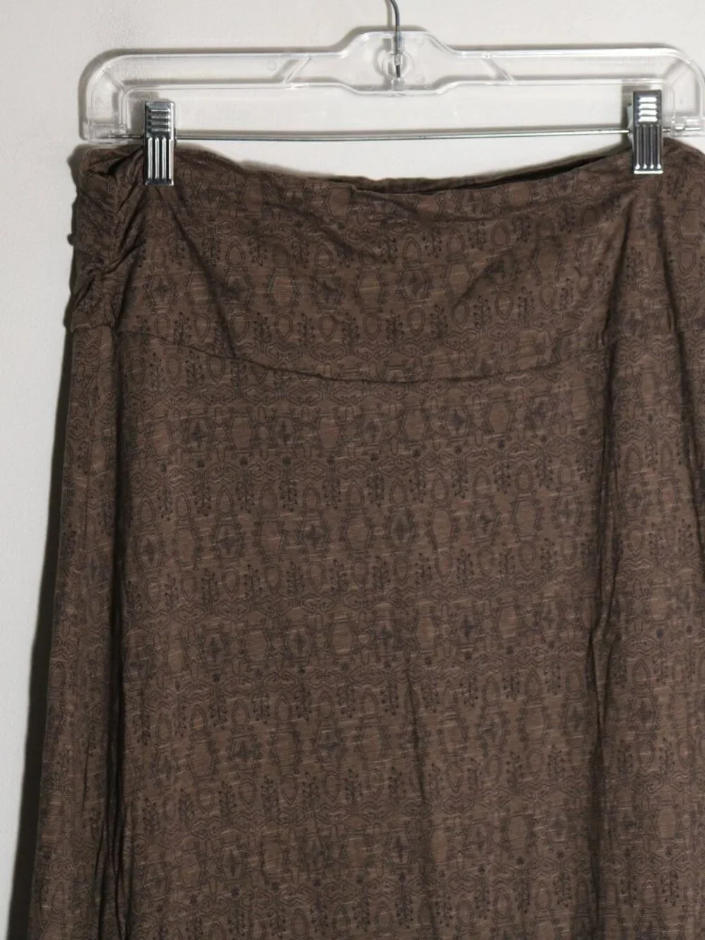 Toad & Co Chakalaka Maxi Skirt Womens Medium Brown Tencel Cotton Slouchy Boho - Picture 2 of 5